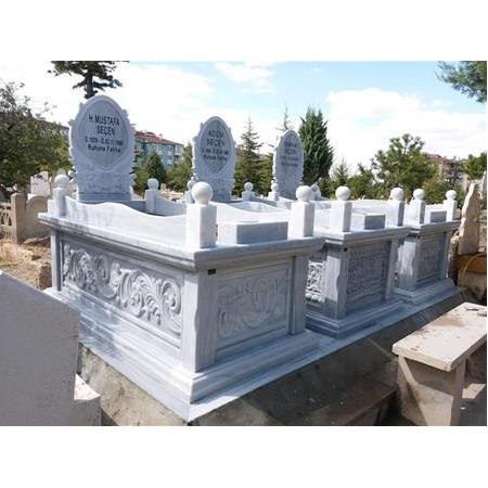 Nevşehir'e Montajı Yapılan Rölyefli Marmara Mezar Modellerimiz