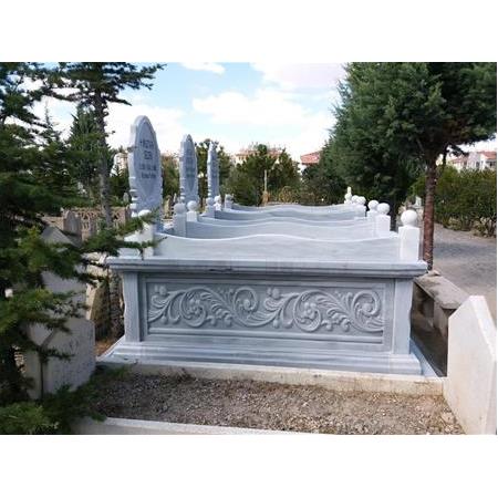 Nevşehir'e Montajı Yapılan Rölyefli Marmara Mezar Modellerimiz