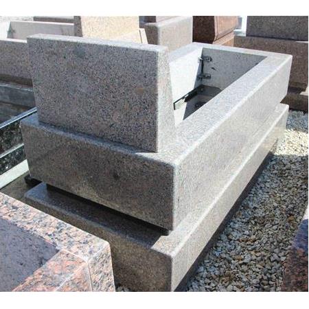 Stok-158 Seri Sonu Cafe Brown Blok Granit Mezar Modeli