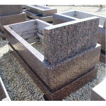 Stok-159 Seri Sonu Krasnaya 8'Lik Granit Mezar Modeli