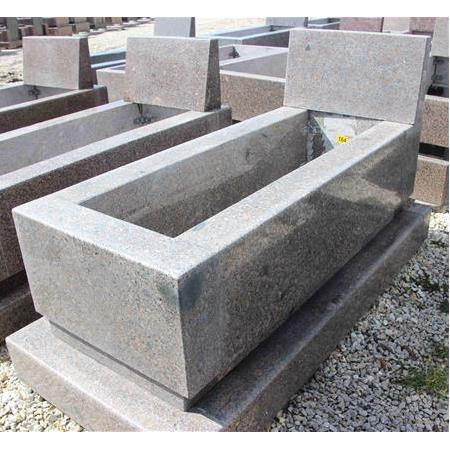 Stok-164 Seri Sonu Cafe Brown Blok Granit Mezar Modeli