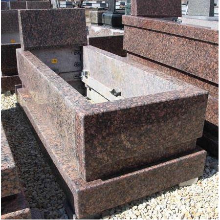 Stok-172 Seri Sonu Krasnaya Granit Mezar Modeli