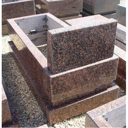 Stok-172 Seri Sonu Krasnaya Granit Mezar Modeli