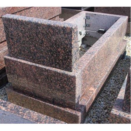 Stok-172 Seri Sonu Krasnaya Granit Mezar Modeli