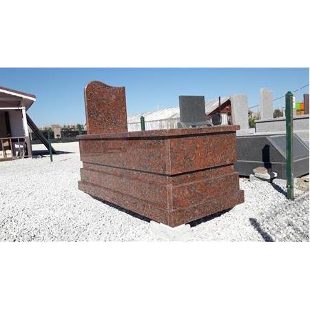 G28 S.Red Granit Mezar Modeli - Kıbrıs Mezar Taşı Fiyatı
