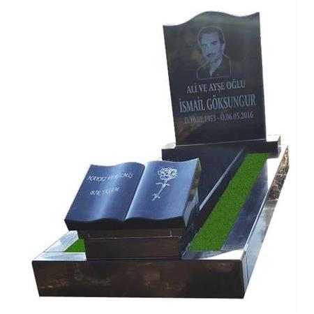 EU21 Absolute Black Granit Mezar Selanik Fiyatı - Absolute Black Granite Tombstone Thessaloniki