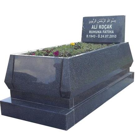G44 Granit Konik Blok Mezar Modeli - Çanakkale Mezar Yapımı Fiyatı