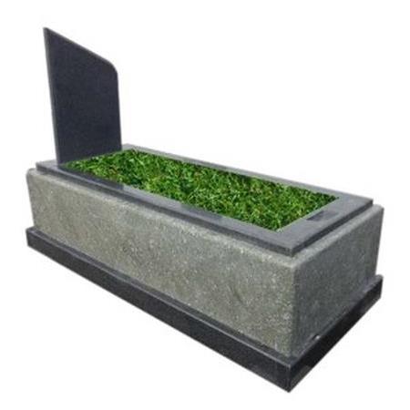 L26 Yeşil Granit Mezar Modeli - Çanakkale Mezar Taşı Fiyatı