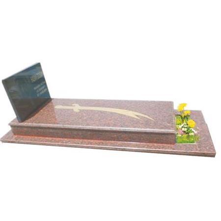 EU30 Kırmızı Granit Mezar Selanik Fiyatı - Red Granite Tombstone Thessaloniki Price