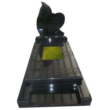EU42 Absolute Black Granit Mezar Zürih Fiyatı - Absolute Black Granit Grabsteinpreis Zürich