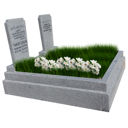 G43 Çift Kişilik Granit Mezar Modeli - Çanakkale Mezar Fiyatı