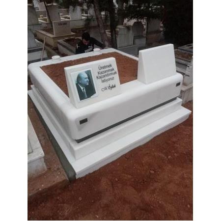 Çift Kişilik Mermer Mezar Modelerimizden Biri
