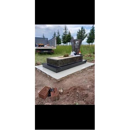 A-12 Paradiso ve Absolute Black Granit Mezar - Çanakkale Mezar Taşı Fiyatı