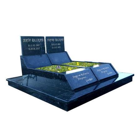 G91 Volga Blue Çift Kişilik Eğimli Mezar Modeli - Ankara Mezar Yapım