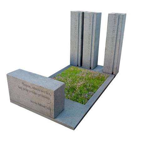 G95 Beta Granit Sütunlu Mezar Modeli - Nevşehir Mezar Yapım