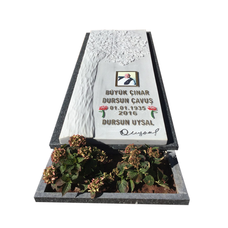 G68 Granit Mezar Modeli Fiyatı - Erzurum Mezar Yapım