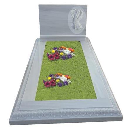 EU12 Marmara Mermeri Mezar Selanik Fiyatı - Marmara Marble Tombstone Price Thessaloniki