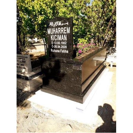 Çankırı'ya Montajı Yapılan Verde Paradiso 5cm Kalınlıkta Granit Mezar Modelimiz