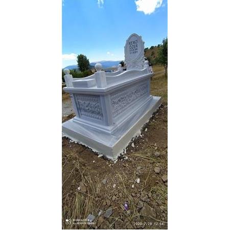Sivas Şuşehri'ne Montajı Yapılan Rolyef İşlemeli Mermer Mezar Modelimiz