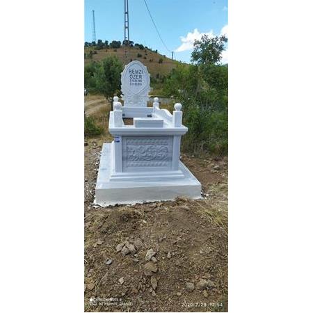 Sivas Şuşehri'ne Montajı Yapılan Rolyef İşlemeli Mermer Mezar Modelimiz