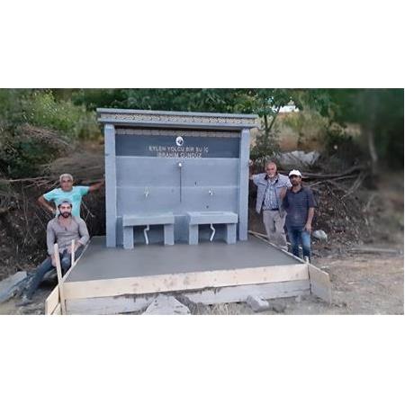 Savas'a Montajı Yapılan 15cm Kalınlıkta Granit Çeşme Modelimiz