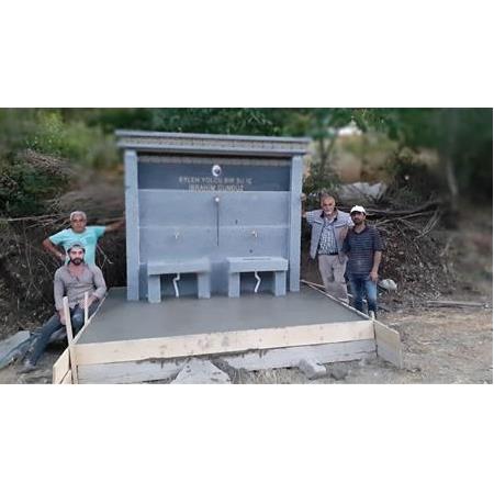 Savas'a Montajı Yapılan 15cm Kalınlıkta Granit Çeşme Modelimiz