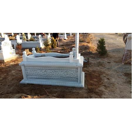 Nevşehir'e Montajını Yaptığımız Rölyef Kabartmalı Mermer Mezarımız