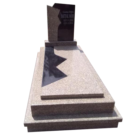 G112 Geçme Kapaklı Granit Mezar Modeli - Karaman Mezar Yapımı