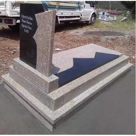 G112 Geçme Kapaklı Granit Mezar Modeli - Balıkesir Mezar Yapımı