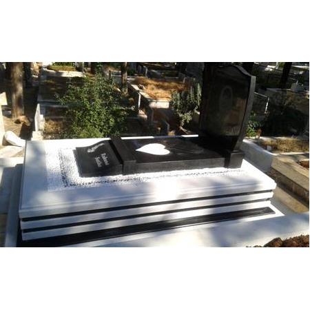 G137 Absolute Black Granit Kalpli Mezar Modeli - Kırşehir Mezar Taşı Fiyatları