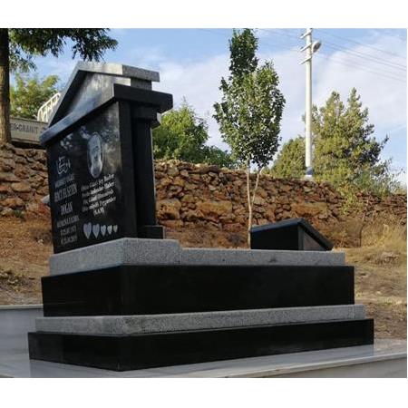 G140 Absolute Black Granit Anıt Mezar - Bolu Mezar Taşı Fiyatları