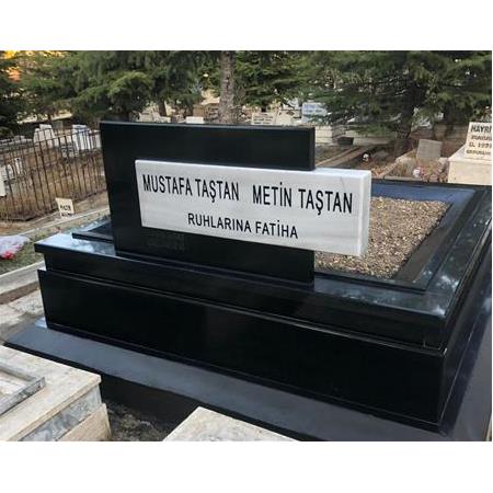 G142 Absolute Black Çift Kişilik Mezar - Çanakkale Mezar Taşı Fiyatları