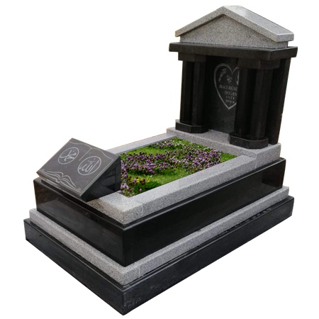 G140 Absolute Black Granit Anıt Mezar - Mersin Mezar Taşı Fiyatları